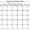 Printable Blank Calendar Template … | Organizing | Printable Intended For Blank Activity Calendar Template