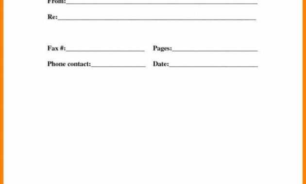 Printable Blank Microsoft Word Fax Cover Sheet | Fax Cover with regard to Fax Cover Sheet Template Word 2010