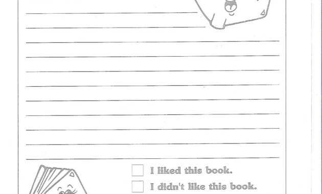 Printable Book Report Forms | Miss Murphy's 1St And 2Nd with 1St Grade Book Report Template