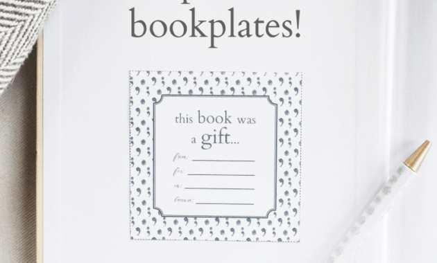 Printable Bookplates For Donated Books | Book Gifts, Book within Bookplate Templates For Word