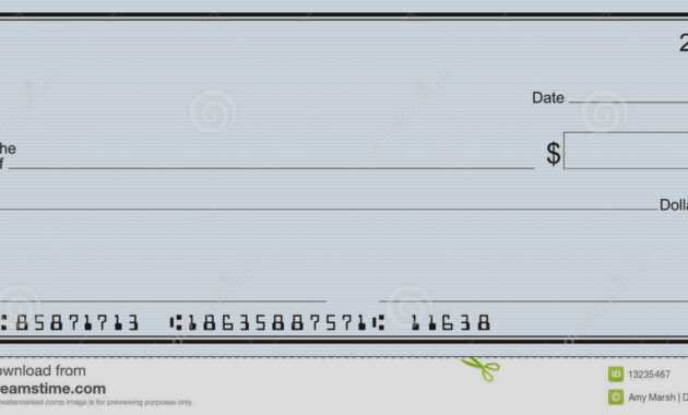 Printable Checks For Inspirational Customizable Blank Check for Customizable Blank Check Template