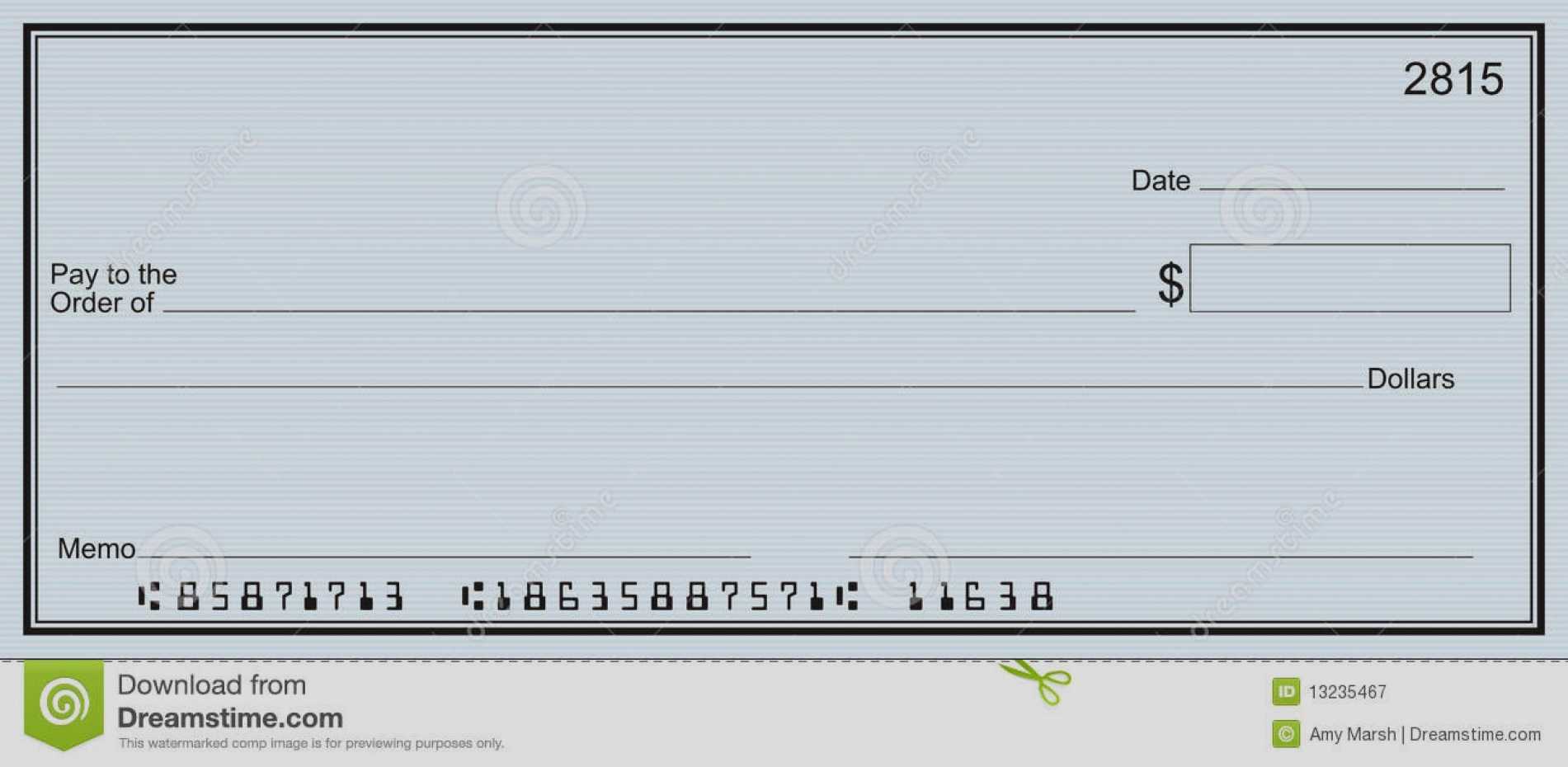 Printable Checks For Inspirational Customizable Blank Check For Customizable Blank Check Template