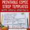 Printable Comic Strip Templates With Story Starters – Frugal Intended For Printable Blank Comic Strip Template For Kids