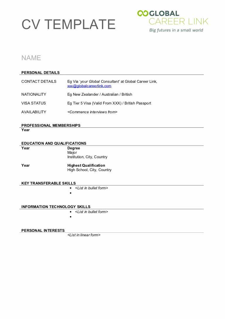 Printable Cv Templates – Sinda.foreversammi Regarding Free Blank Cv Template Download