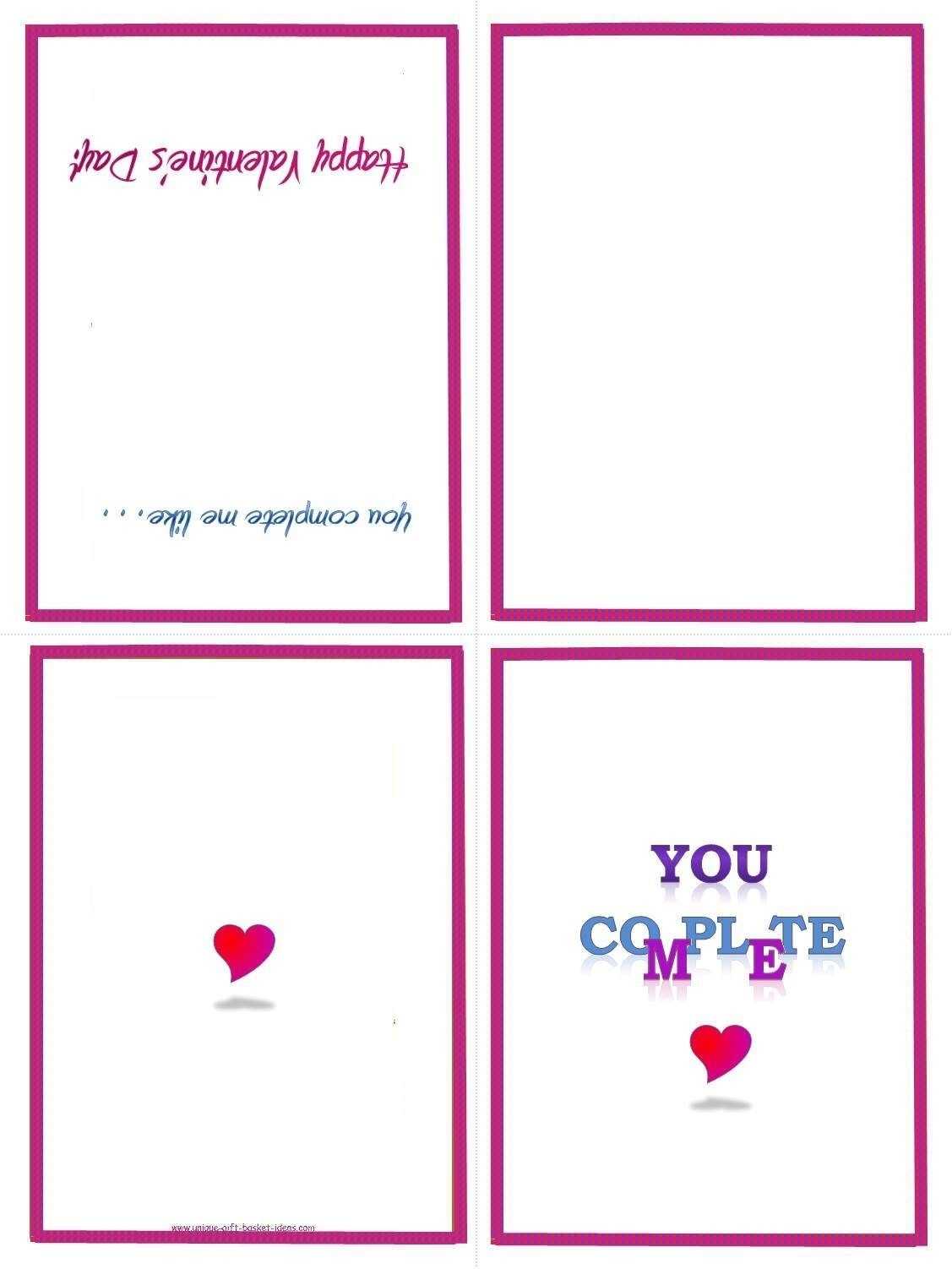 Printable Folding Card Template | Theveliger Regarding Quarter Fold Card Template