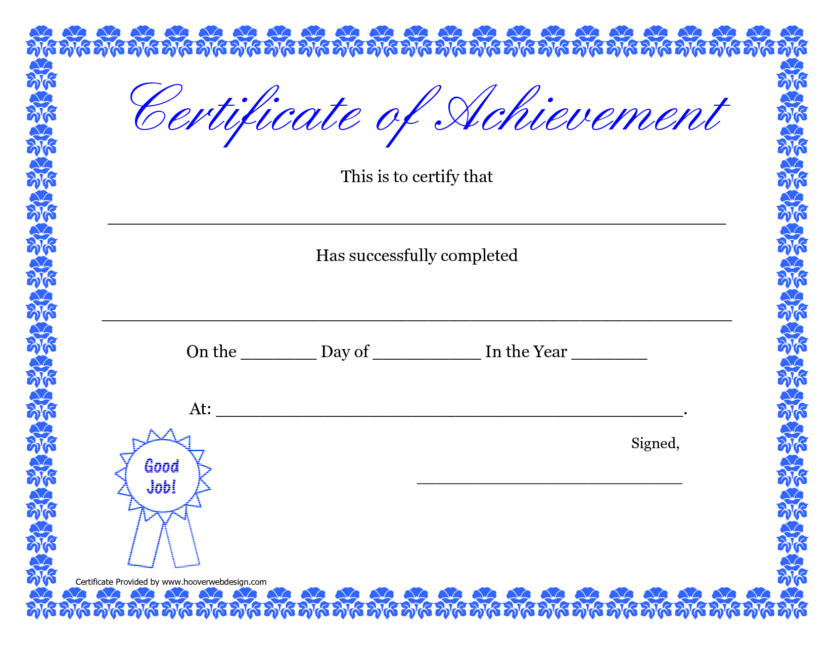 Printable Hard Work Certificates Kids | Printable Throughout Free Printable Certificate Of Achievement Template