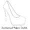 Printable High Heel Stencil Best Photos Of <B>High Heel Within High Heel Template For Cards