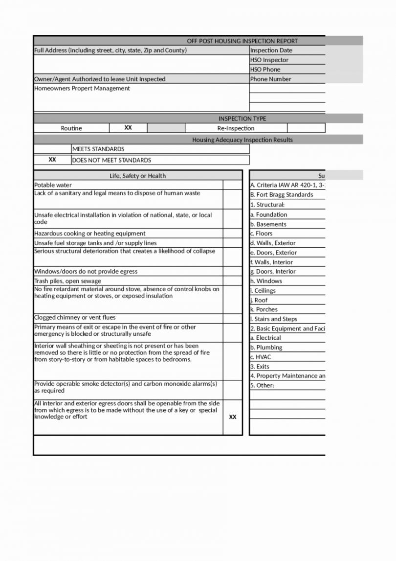 Printable Home Inspection Report Template Elegant 2018 Home Pertaining To Home Inspection Report Template