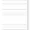 Printable Lined Paper Regarding Ruled Paper Template Word
