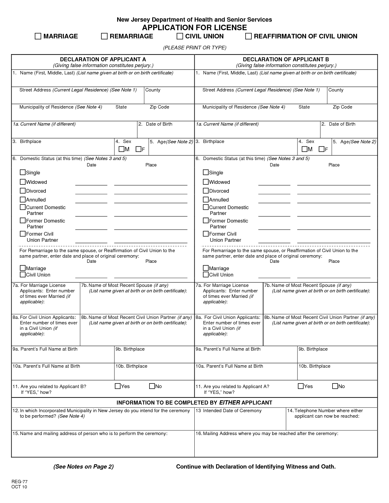 Printable Marriage License Application | Free Printable Within Birth Certificate Template Uk