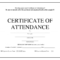 Printable Perfect Attendance Certificate Template | Free Regarding Perfect Attendance Certificate Template