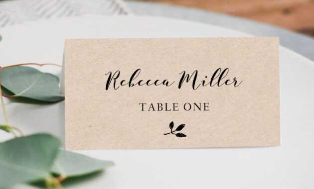 Printable Place Cards, Place Card Template, Editable Place pertaining to Ms Word Place Card Template