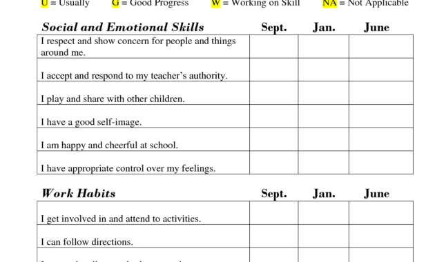 Printable Preschool Progress Report Template | Kg inside Preschool Progress Report Template