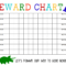 Printable Reward Chart – The Girl Creative Throughout Blank Reward Chart Template