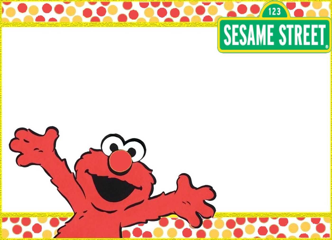 Printable Sesame Street Elmo Invitation Card | Coolest Regarding Elmo Birthday Card Template