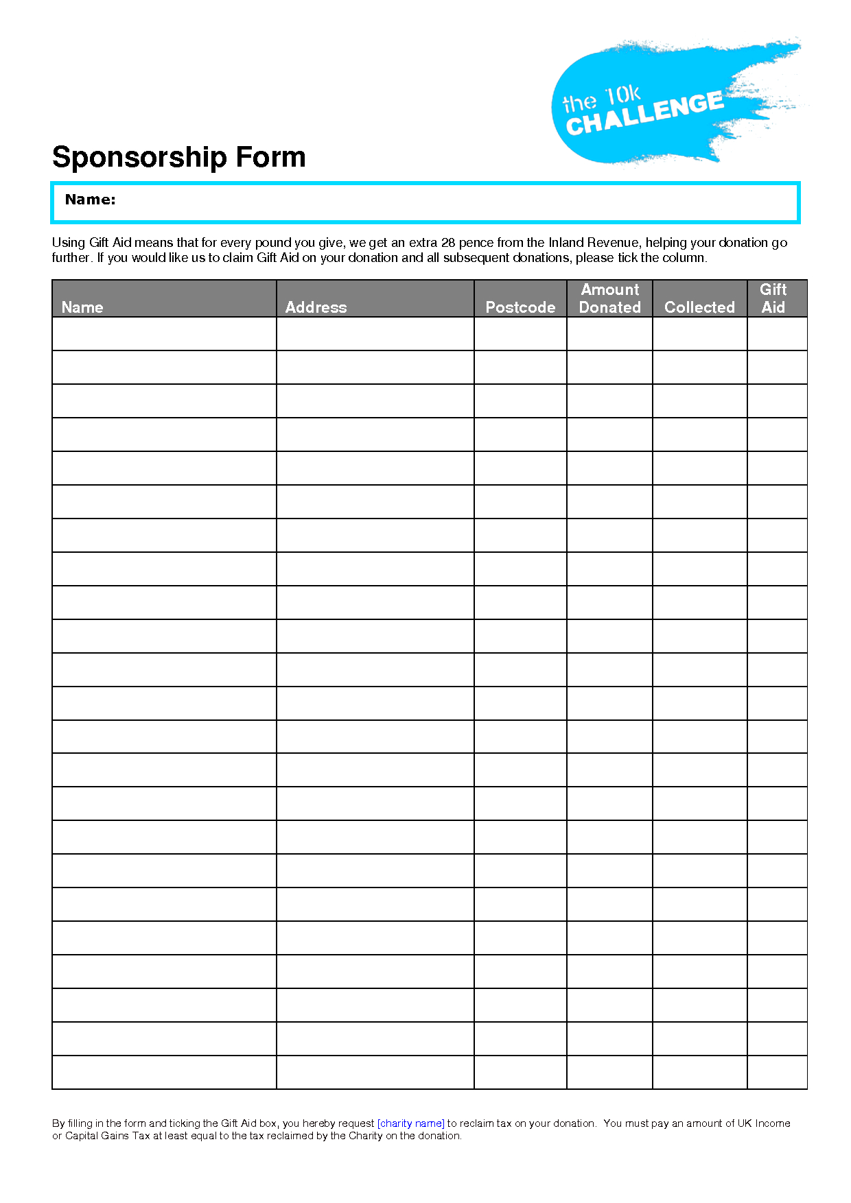 Printable Sponsor Forms Staff Leave Application Form Intended For Blank Sponsorship Form Template