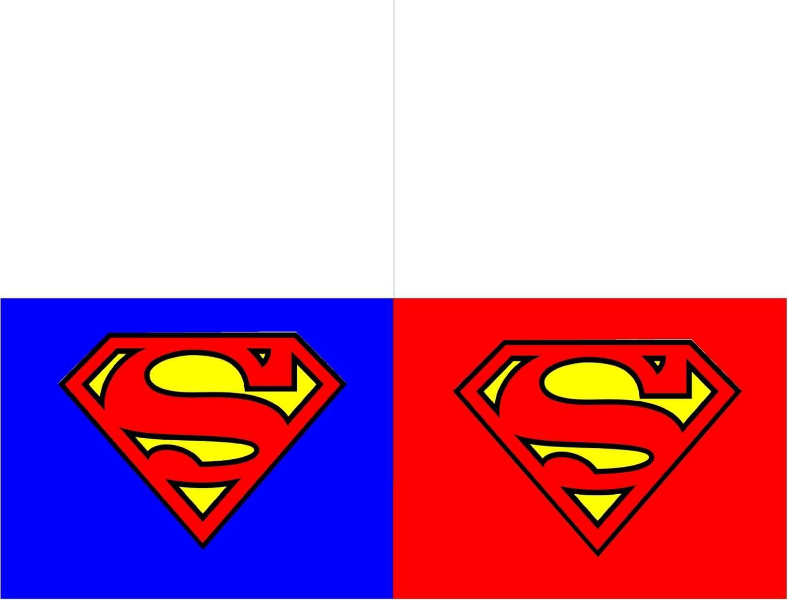 Printable Superman Thank You Cards | Superman Printables Throughout Superman Birthday Card Template