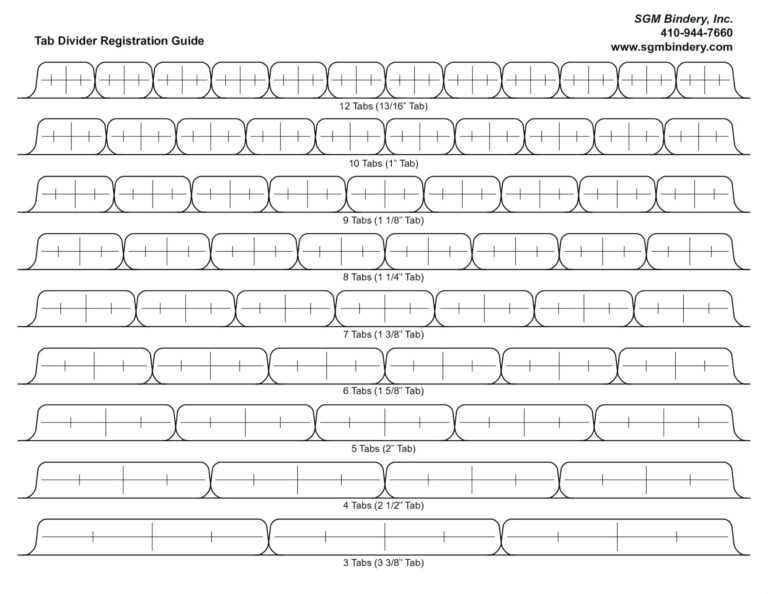 Printable Tab Insert Template – Miadesigner with regard to 8 Tab ...
