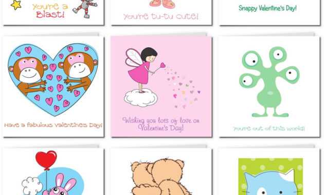 Printable Valentine Cards For Kids intended for Valentine Card Template For Kids