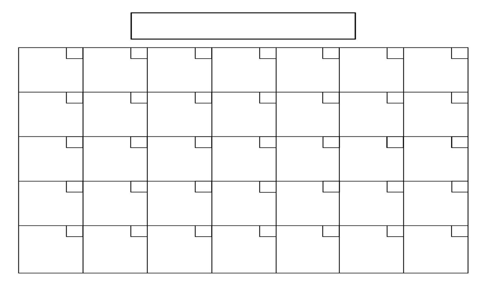 Printable+Full+Page+Blank+Calendar+Template | Blank Calendar In Full Page Blank Calendar Template