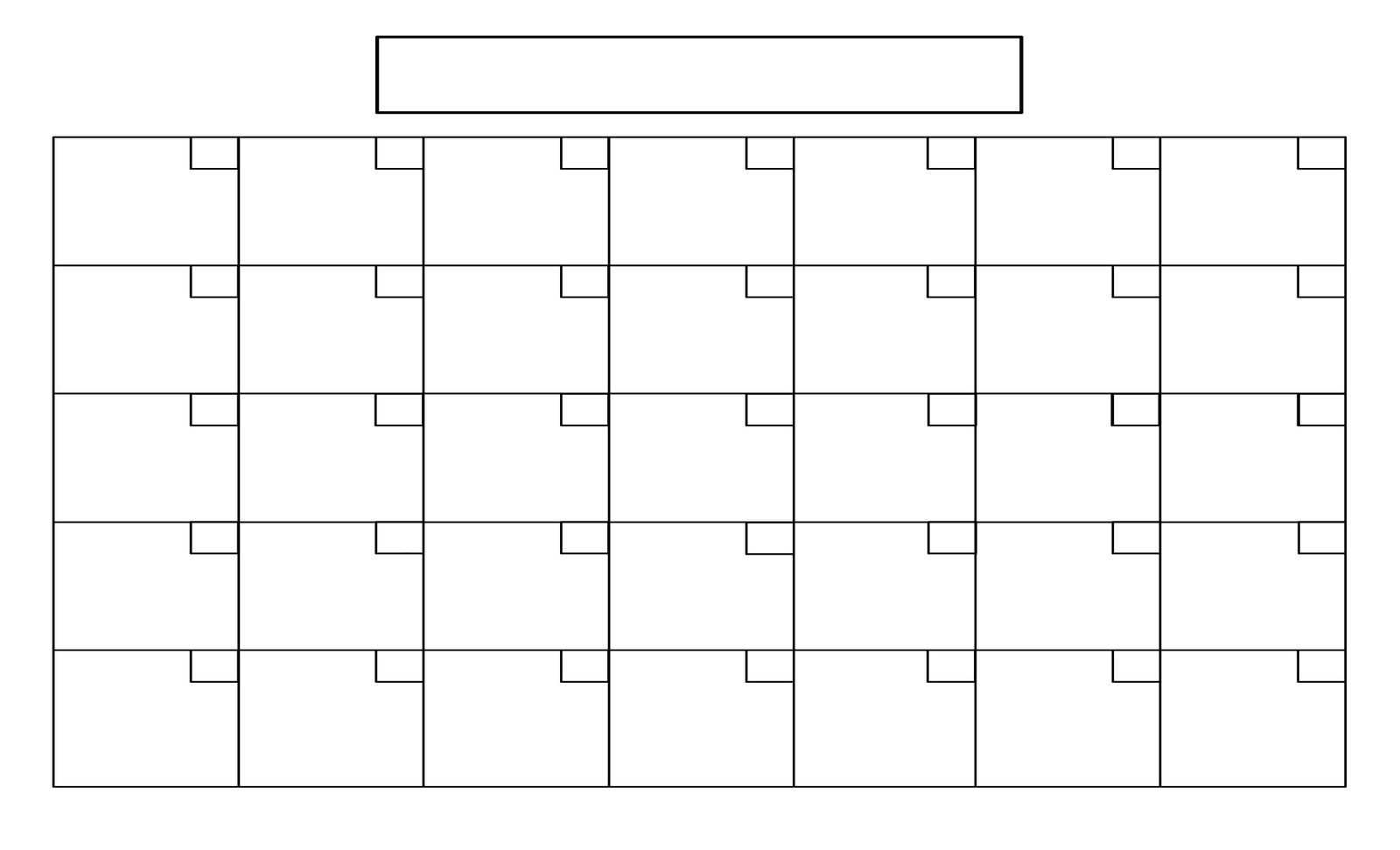 Printable+Full+Page+Blank+Calendar+Template | Blank Calendar In Full Page Blank Calendar Template