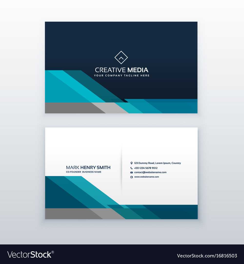 Professional Business Card Design Template Regarding Professional Name Card Template