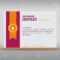 Professional Purple And Gold Star Performer Print Ready Certificate.. In Star Performer Certificate Templates