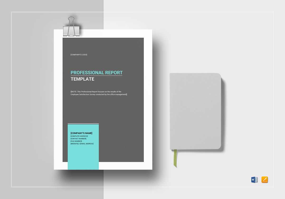 Professional Report Template Intended For Microsoft Word Templates Reports