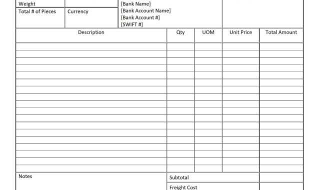 Proforma Invoice Template Free Download Free Proforma with regard to Free Proforma Invoice Template Word