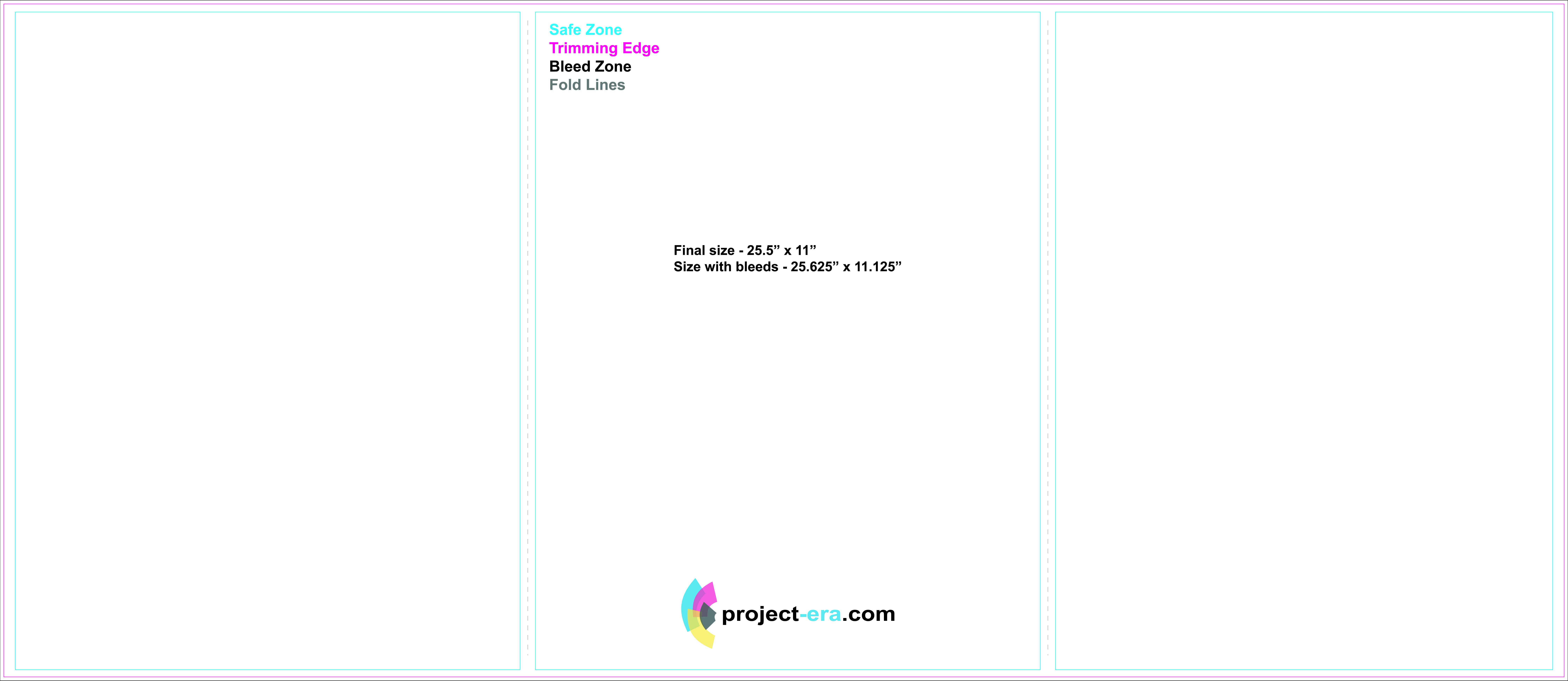 Project Era – Print & Design Services – Print Templates Regarding Half Fold Card Template