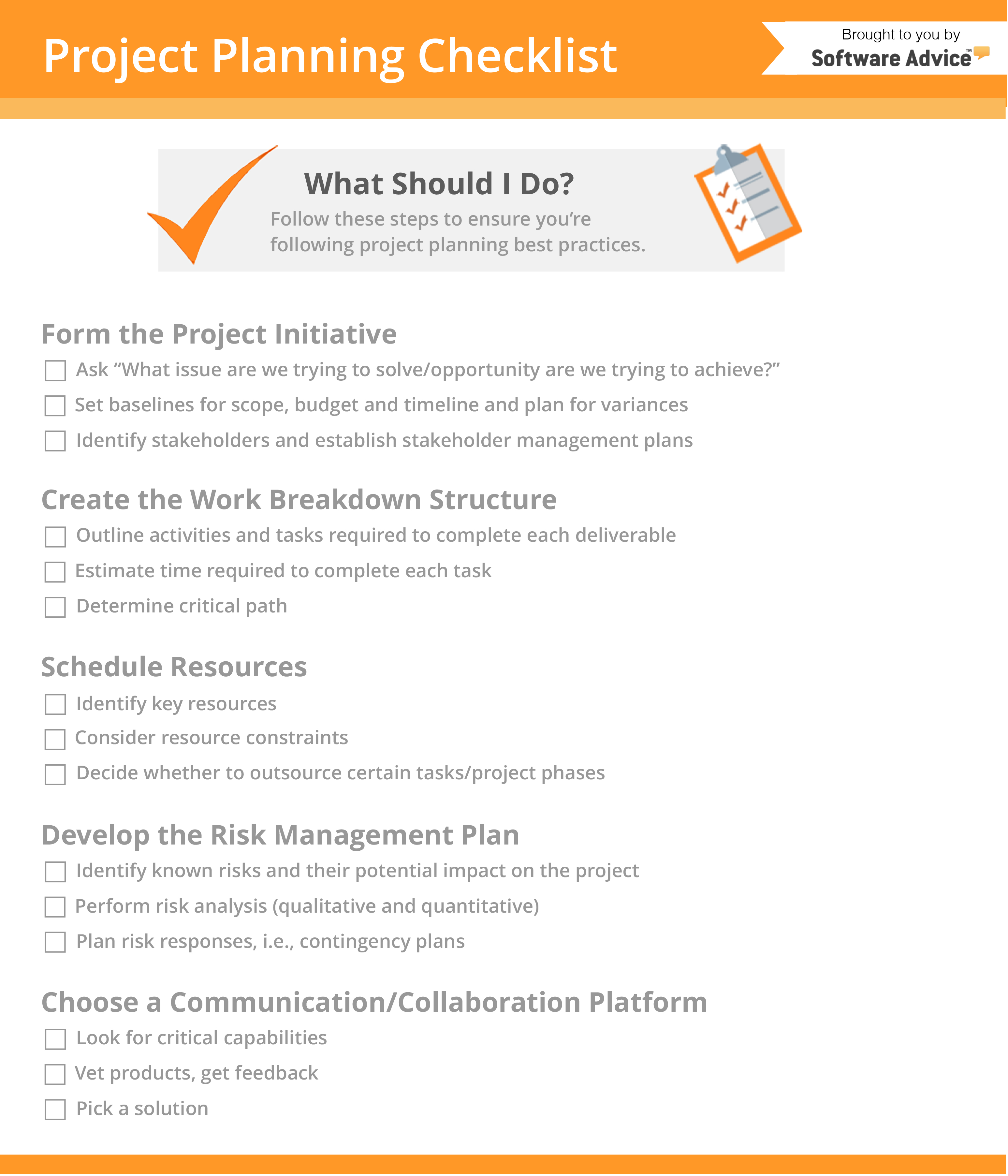 Project Planning Checklist: 5 Steps Every Pm Should Take Intended For Test Closure Report Template