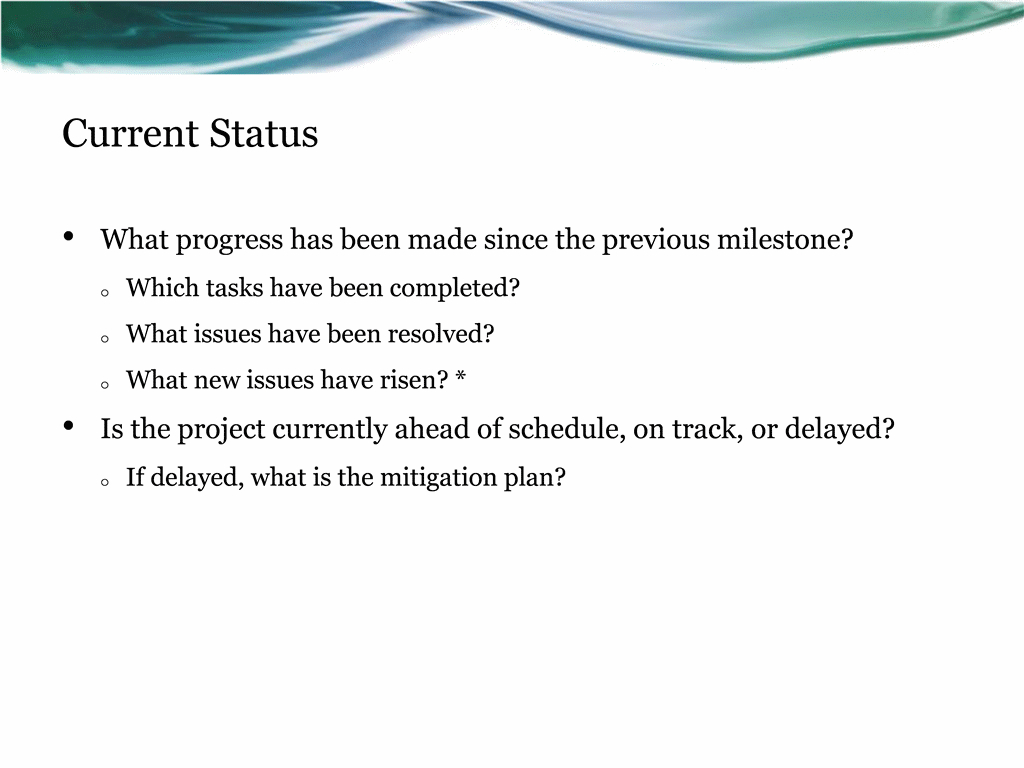 Project Status Report Presentation Template For Powerpoint Within Project Status Report Template Word 2010