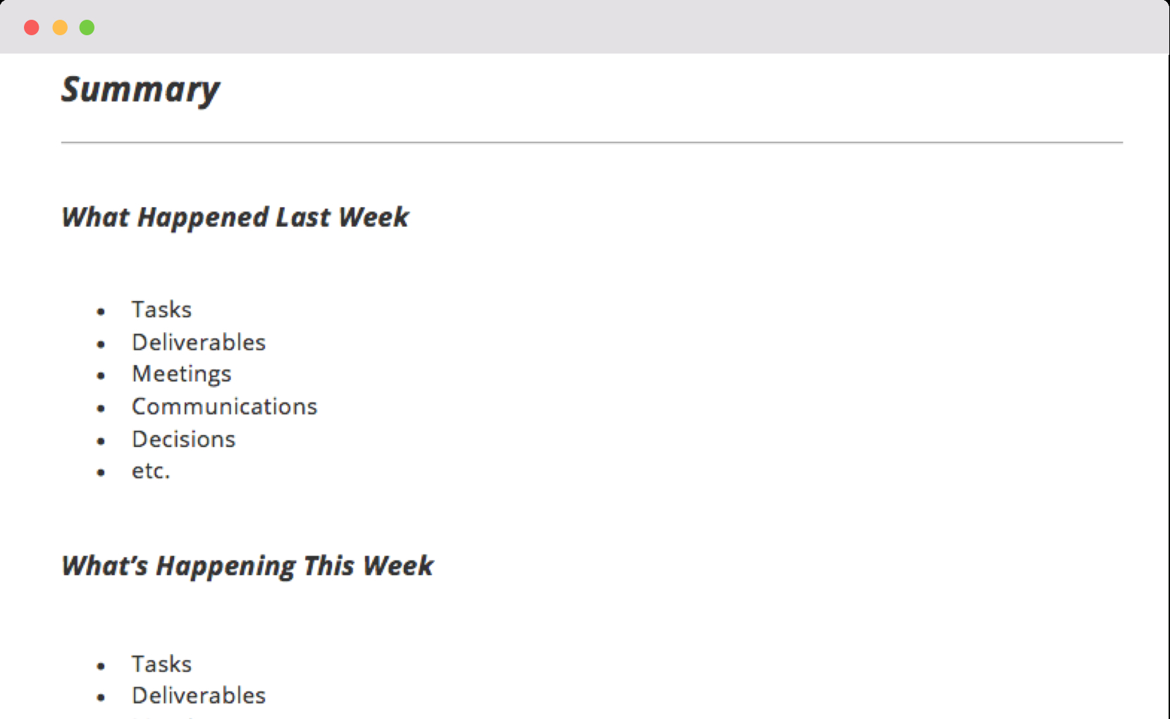 Project Status Report Template And Status Report Examples With Testing Weekly Status Report Template