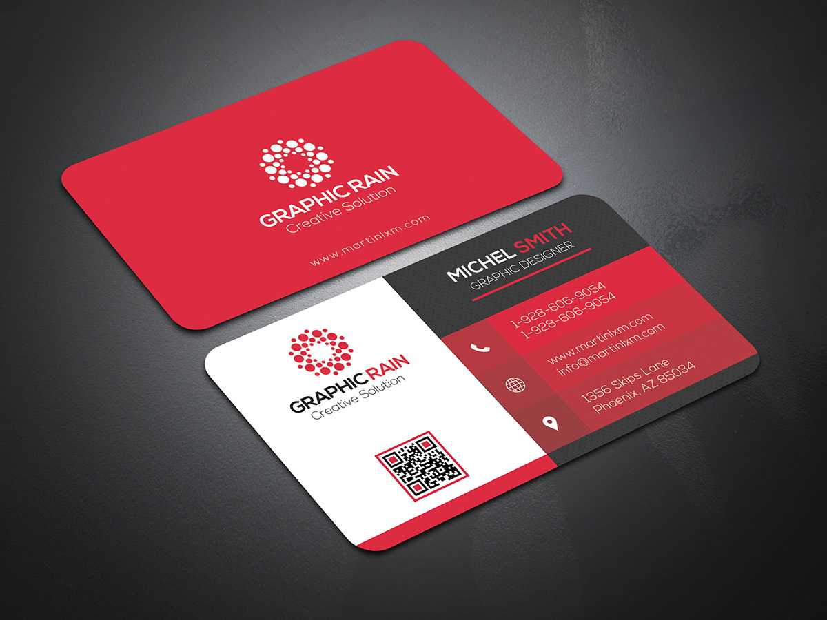 Psd Business Card Template On Behance For Template Name Card Psd