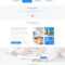 Psd Templates: 20 One Page Free Web Templates | Freebies With Regard To Single Page Brochure Templates Psd