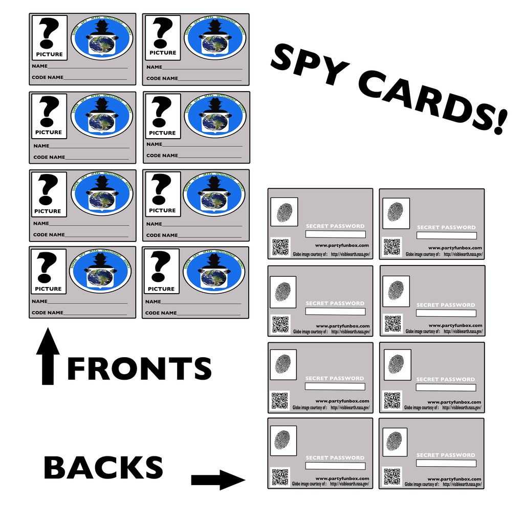 Psst  Free Printable Spy Identification Cards | Party Fun Intended For Spy Id Card Template