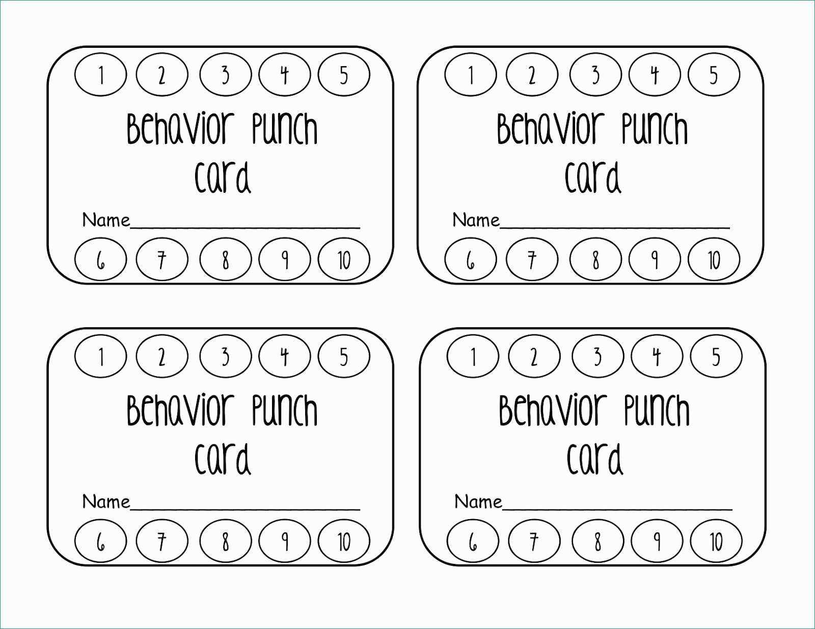 Punch Card Template 650*502 – Free Punch Card Template Pertaining To Reward Punch Card Template