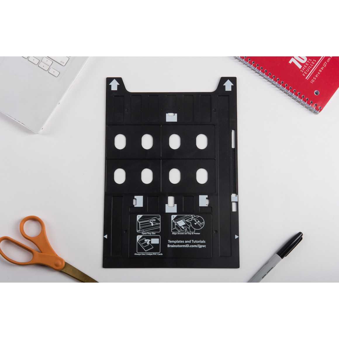 Pvc Card Tray For Epson Artisan 1430, 1430W, 1500W, R1800, And More For Pvc Card Template