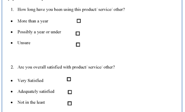 Questionnaire Design Template | Editable Forms with regard to Questionnaire Design Template Word