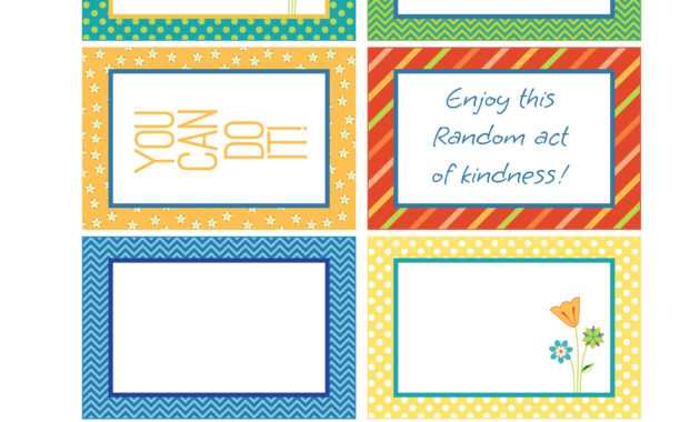 Random Act Of Kindness Free Printables | Carla Schauer Designs intended for Random Acts Of Kindness Cards Templates