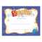 Reading Achievement Award Purple Gold Foil Stamped Certificates In Promotion Certificate Template