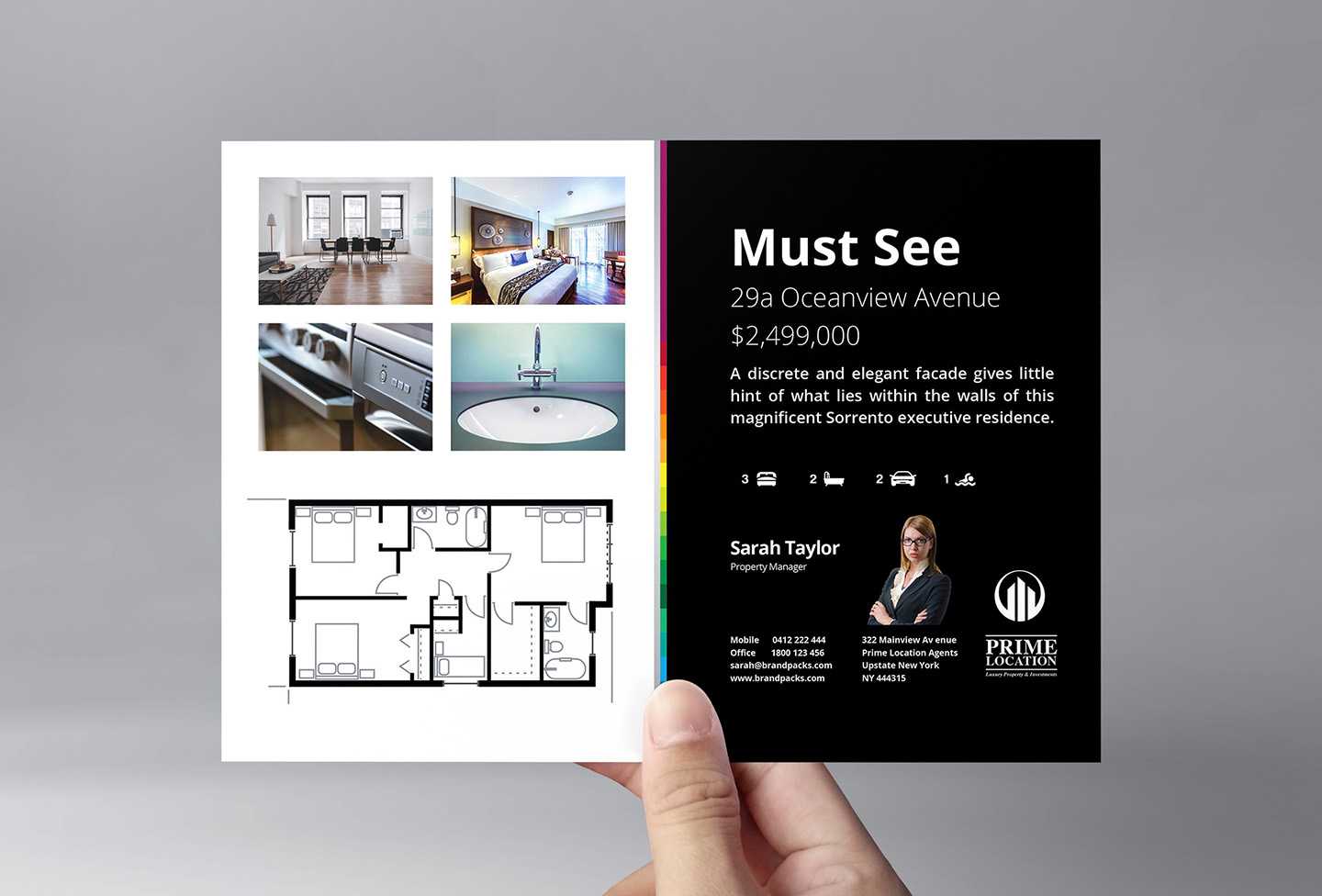 Real Estate Flyer Template In Psd, Ai & Vector – Brandpacks In Real Estate Brochure Templates Psd Free Download