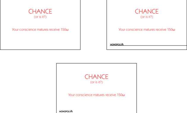Related Keywords Suggestions Monopoly Cards Pdf Long Tail within Chance Card Template