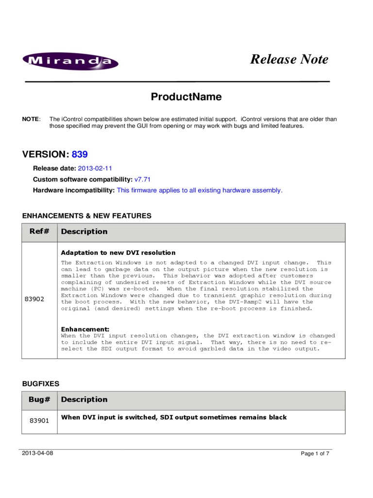 Release Notes Template – 3 Free Templates In Pdf, Word For Software Release Notes Template Word