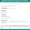 Rental Inspection Report | Property Inspection Checklist Within Property Management Inspection Report Template