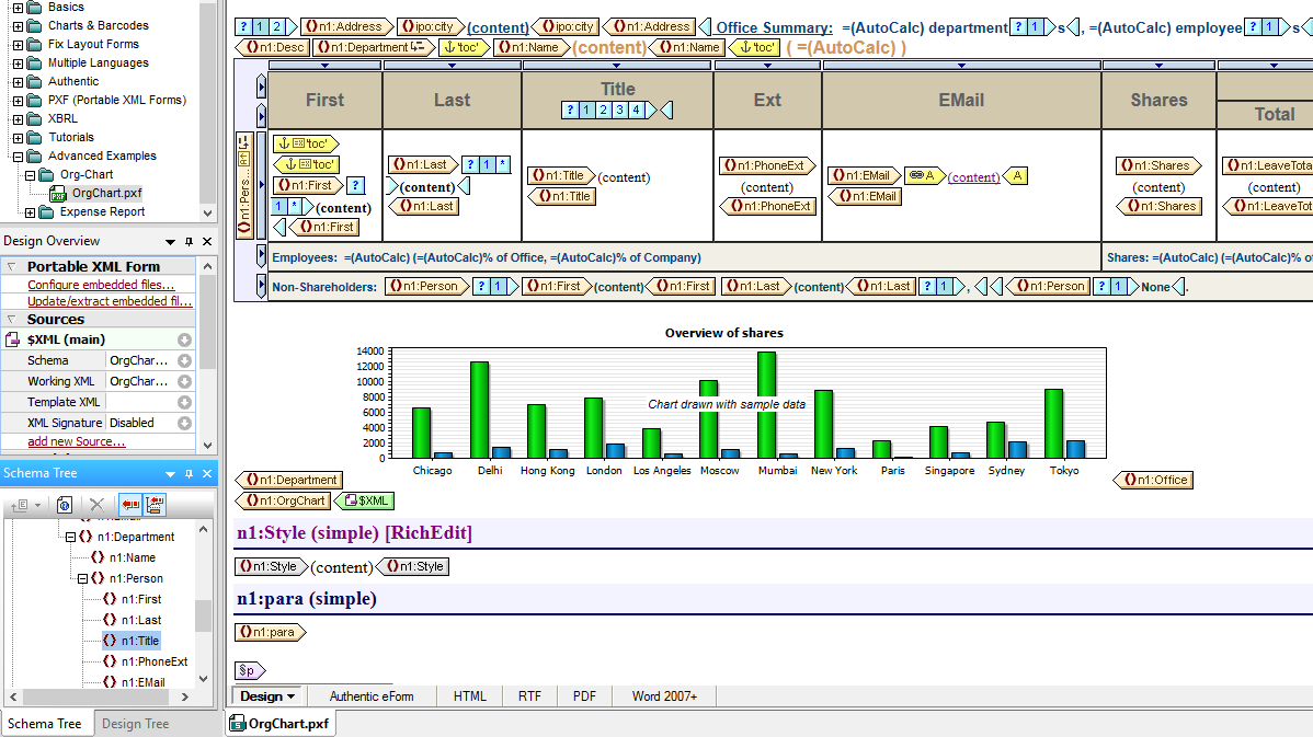 Report Builder: Stylevision | Altova For Report Builder Templates