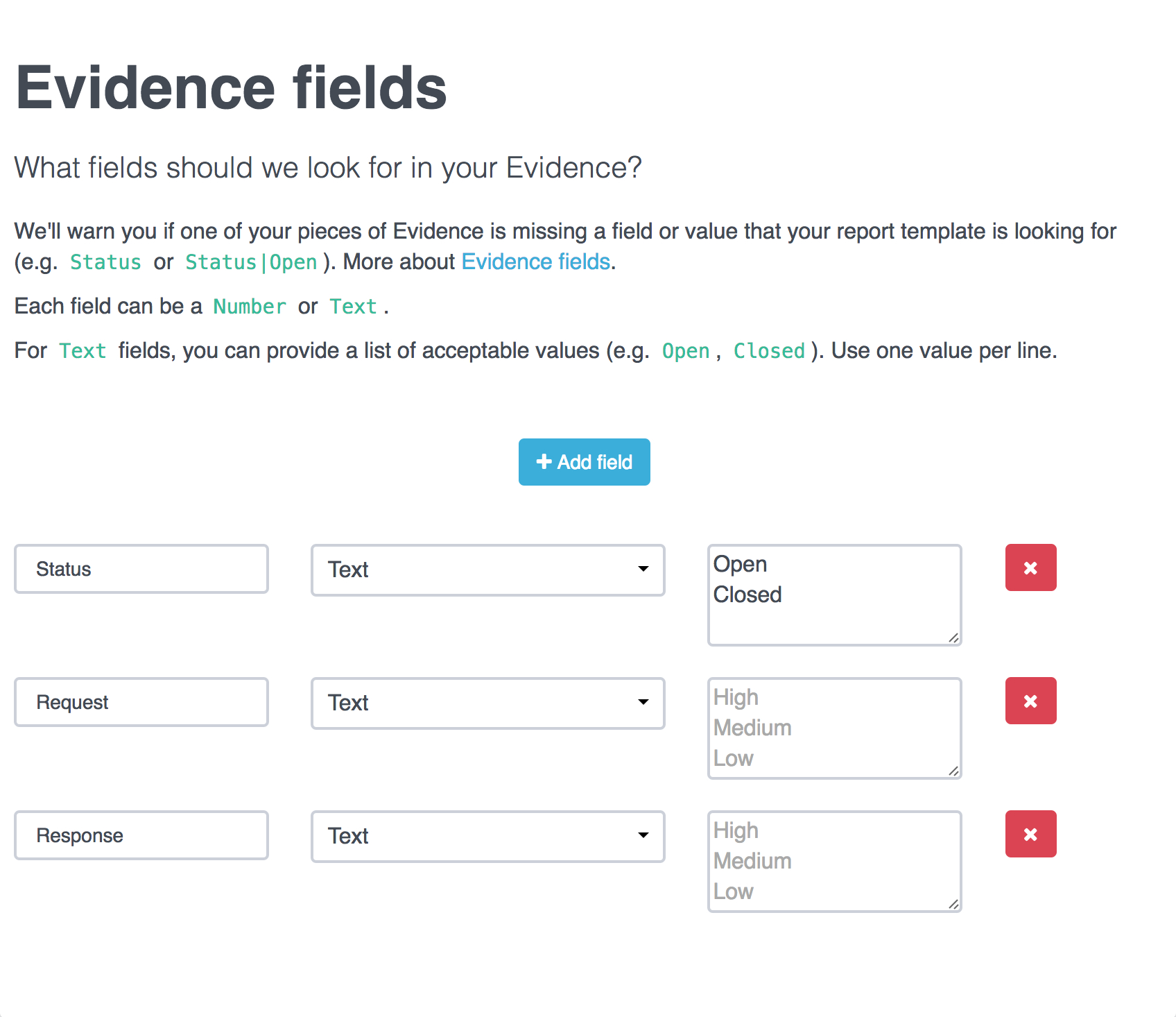 Report Template Properties | Dradis Pro Help For Field Report Template