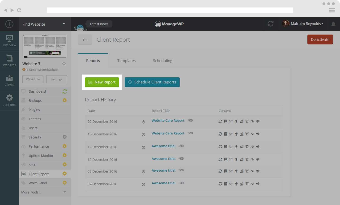 Reporting Website Templates – Atlantaauctionco Regarding Reporting Website Templates