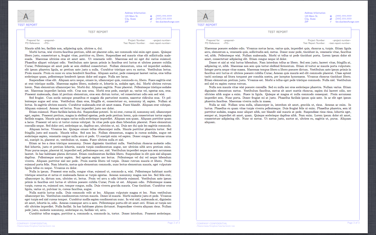 Reproduction Of Word Report Template In Latex – Tex – Latex For Latex Project Report Template