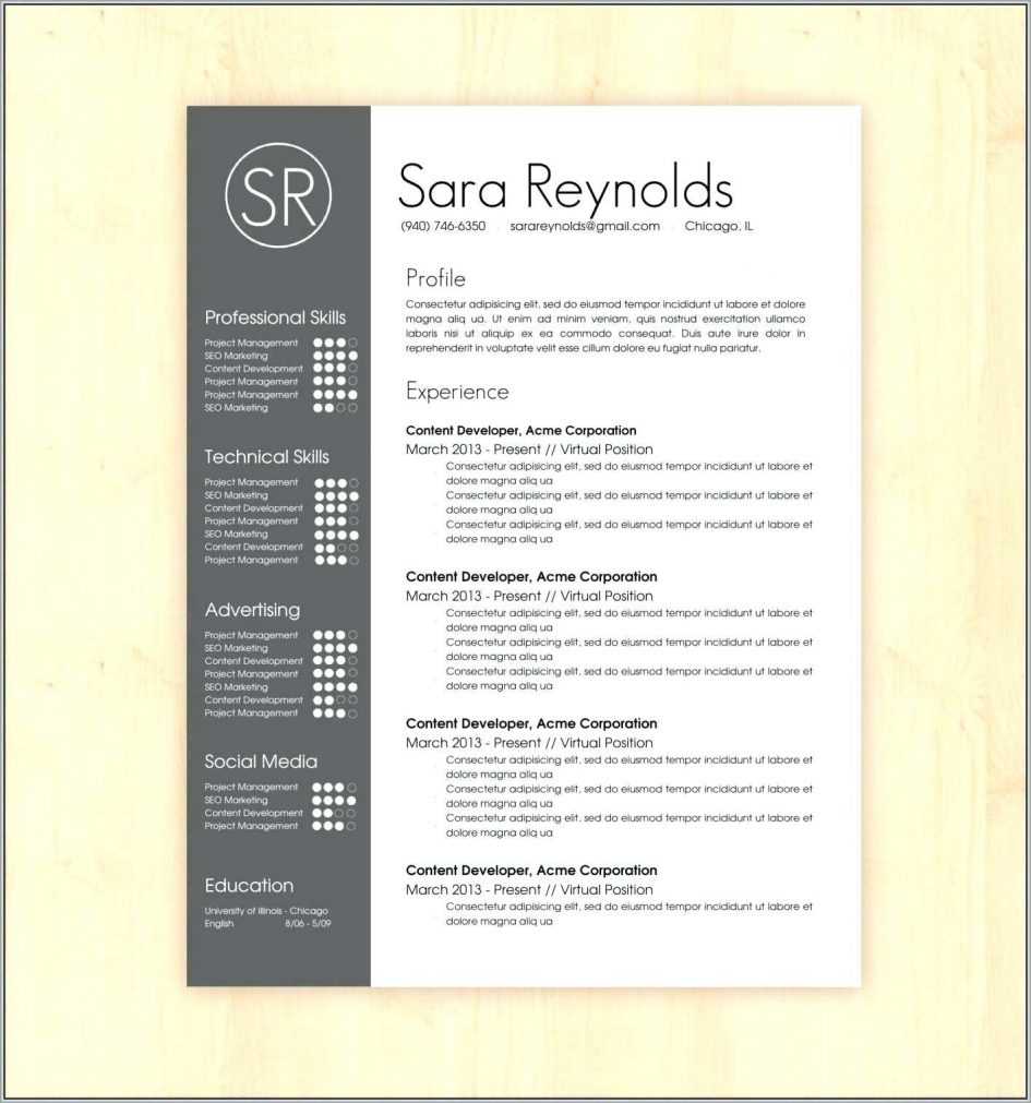 Resume. Creative Resume Template Word Free Download With Regard To Resume Templates Word 2013